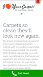 Mobile Screenshot of iloveyourcarpet.com